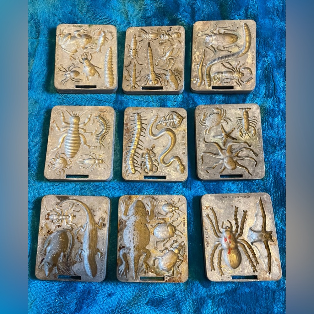 Mattel Creepy Crawler molds